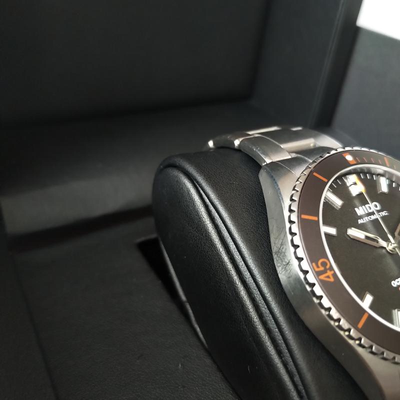 Eladó full set garanciás Mido Ocean Star 200 Titanium férfi automata titán karóra